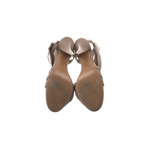 Valentino Garavani Leather Bow Knot Ankle Strap Sandals Size 38.5 US 8.5 - Picture 10 of 11